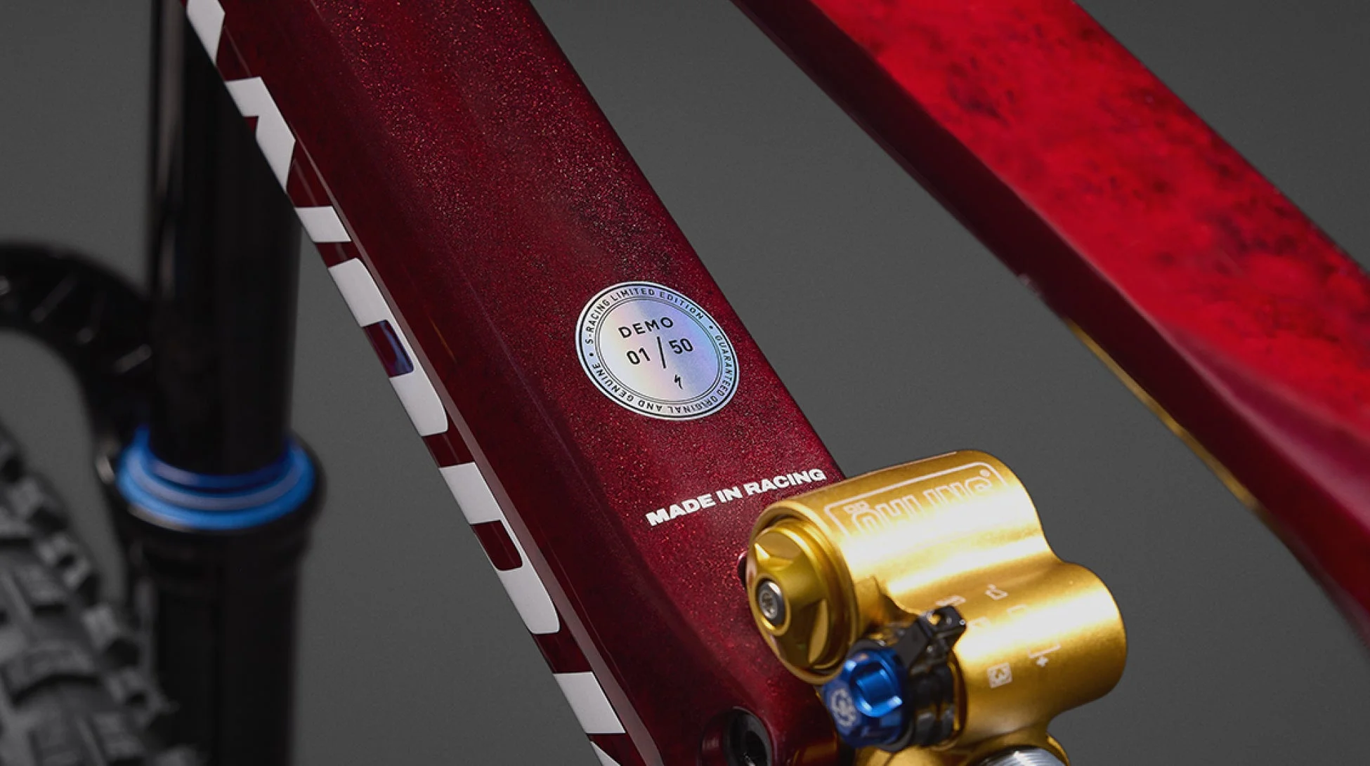 S-RACING LIMITED EDITION DEMO 01 / 50 GUARANTEED ORIGINAL AND GENUINE MADE IN RACING ÖHLINS