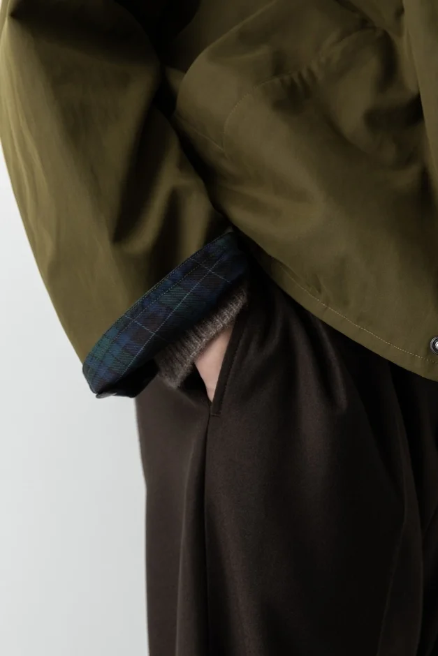 Barbour OS TRANSPORT JACKET 袖口・裏地