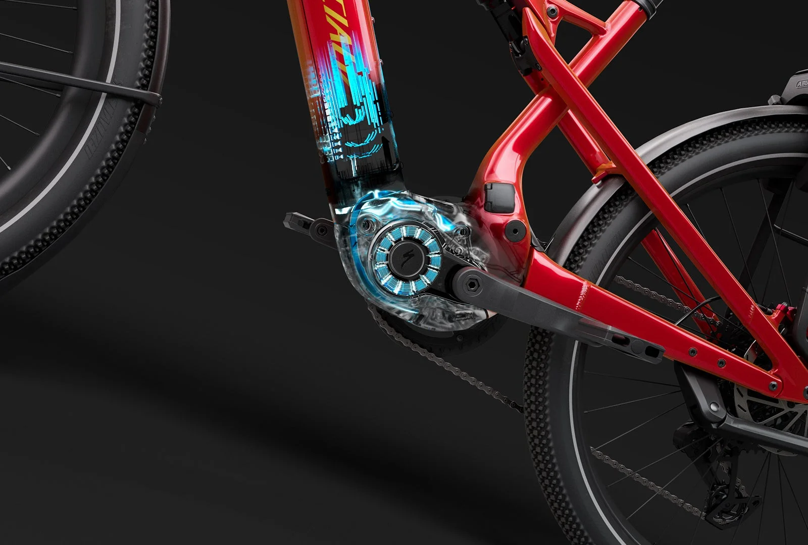 Vado 3の心臓部であるSpecialized 3.1モーターシステムは、滑らかさとパワーを高次元で両立しています。