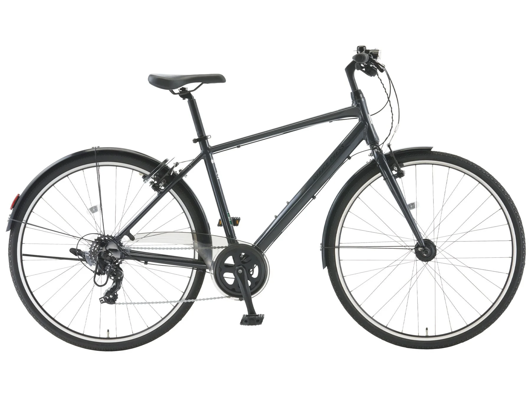 ディープグレーの自転車