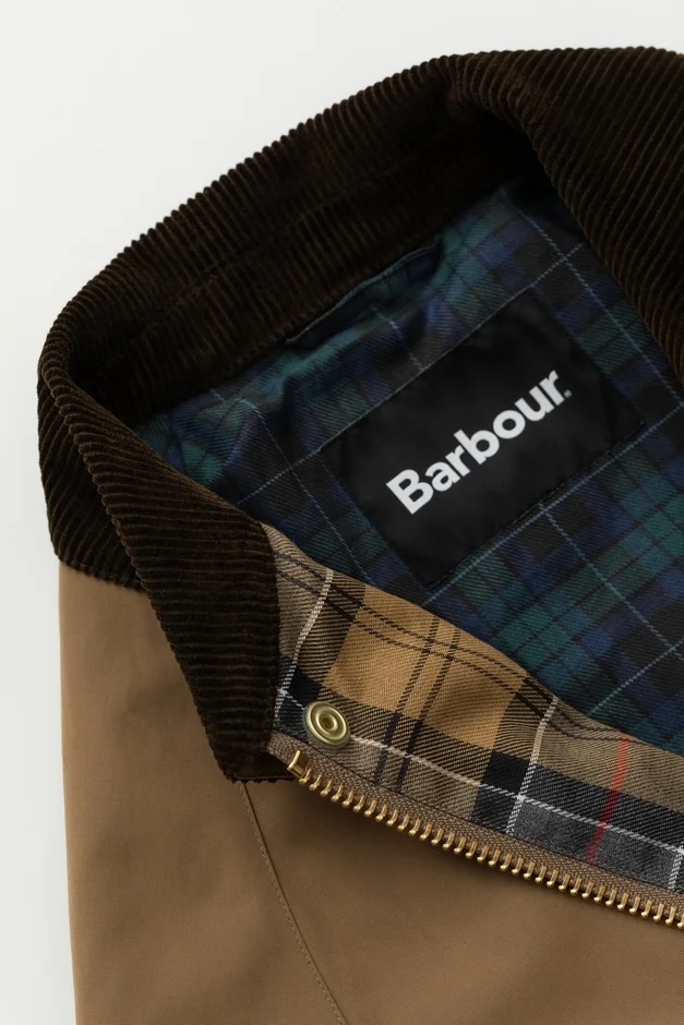 Barbour SPEY JACKET 襟・裏地