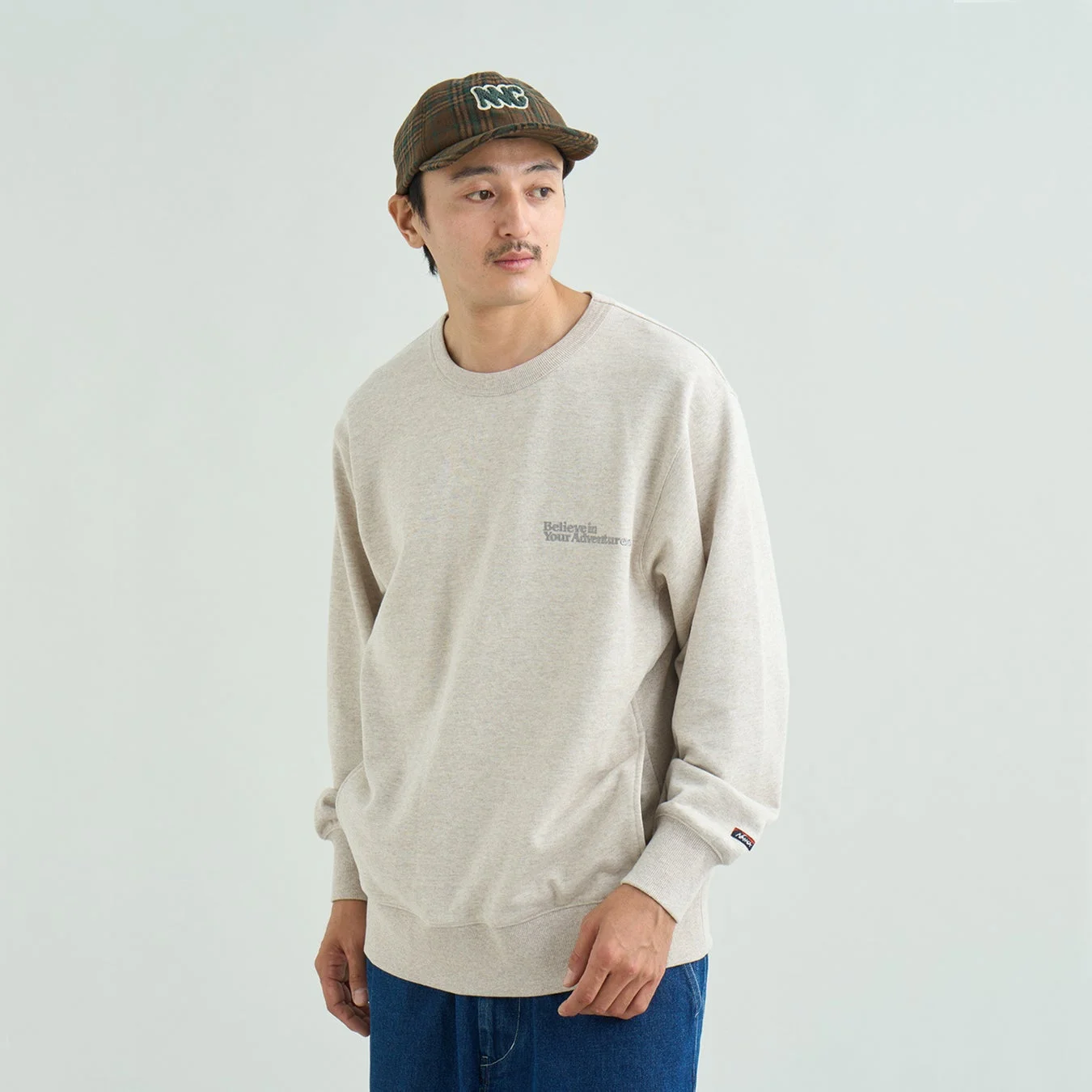 NANGA ECO HYBRID MESSAGE EMB SWEAT