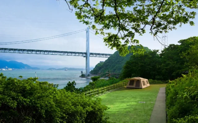 関門海峡を望む絶景！「火の山山麓キャンプ場」2026年9月19日グランドオープン！
