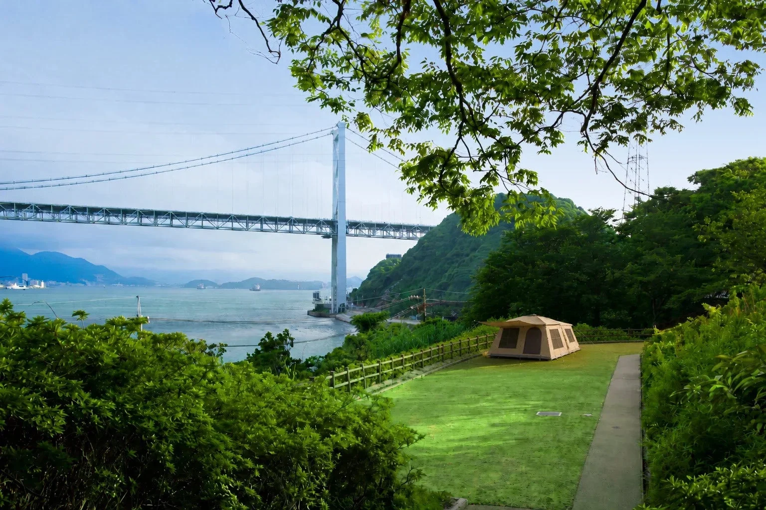 キャンプ場全景