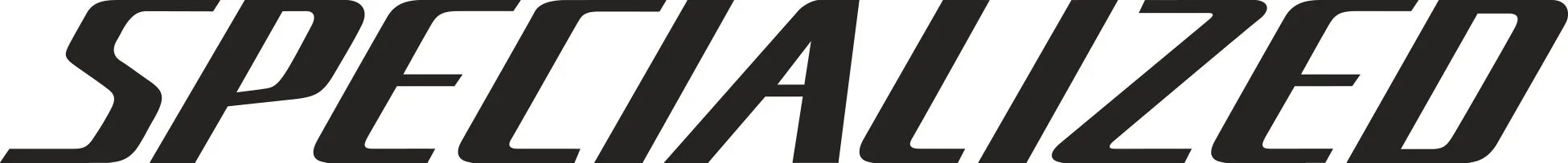 「SPECIALIZED」という文字が大きく表示されたロゴマーク画像です。