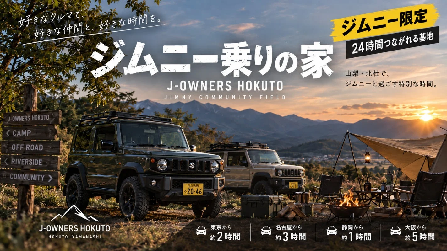 ジムニー乗りの家 J-OWNERS HOKUTOの広告