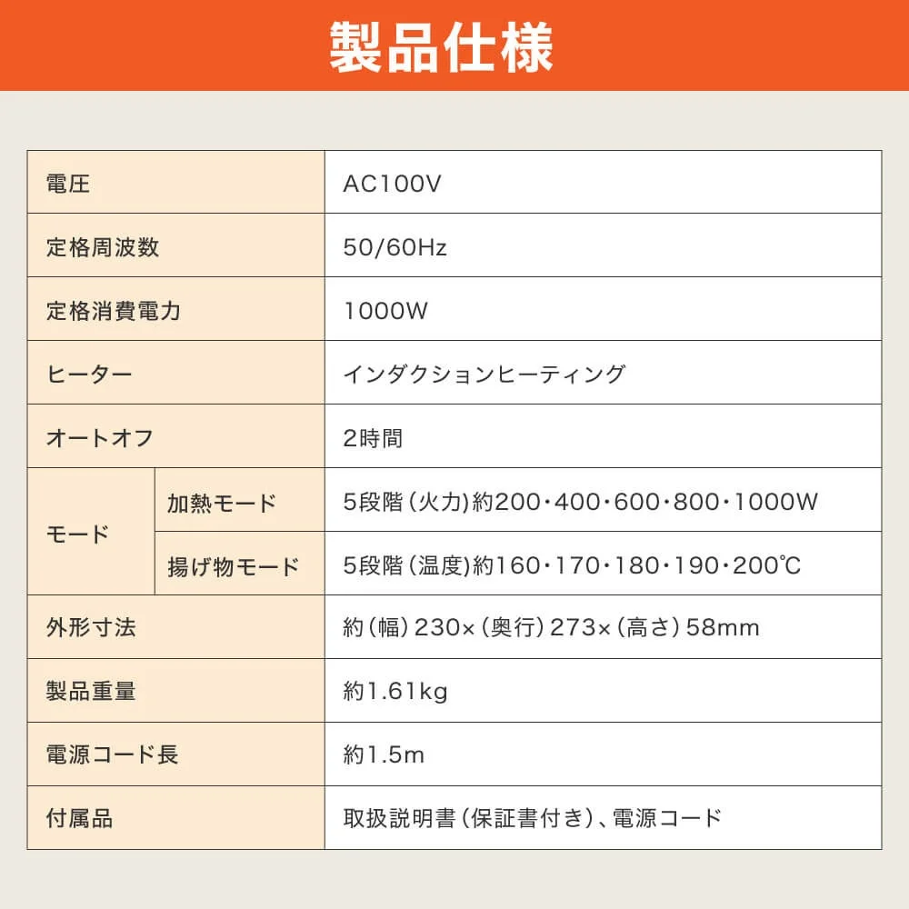 MIHS-TI100 製品仕様