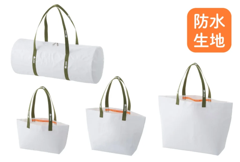 LOGOSから「防水ガバット」シリーズ新登場！大容量ダッフル＆3サイズのトートバッグでアウトドアを快適に