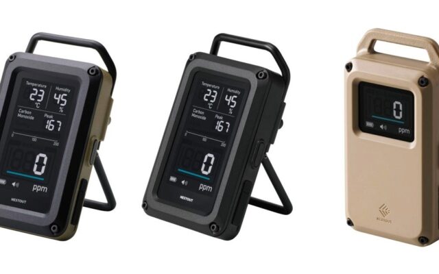 冬キャンプや車中泊の見えない危険を検知！日本製 高精度センサー搭載のNESTOUT「CO ALARM」3in1／BASICの2モデルで待望の新色が発売