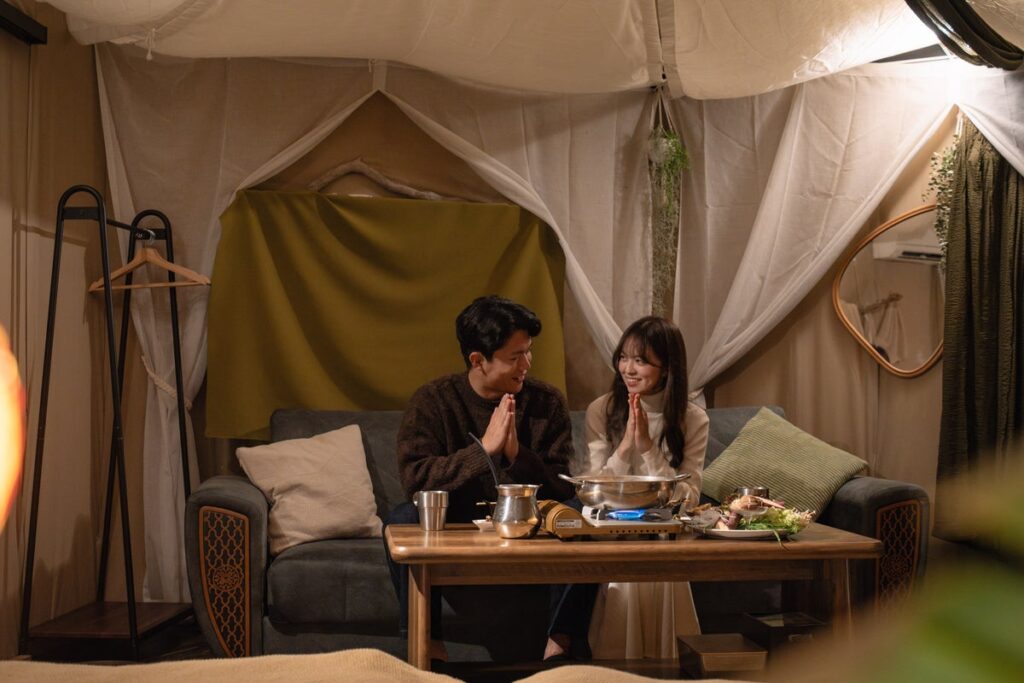 【愛知・一宮】冬だから行きたい!焚き火と夜空、選べる鍋やチーズフォンデュに心躍る冬限定グランピングがスタート ウッドデザインパーク一宮